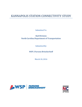 Kannapolis Station Connectivity Study