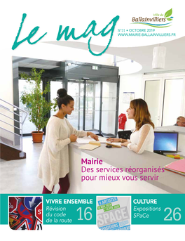 Mairie Des Services Réorganisés Pour Mieux Vous Servir