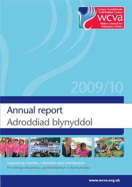 Annual Report Adroddiad Blynyddol