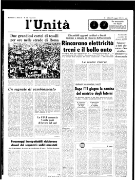 Due Grandiosi Cortei Di Tessili Per Ore Nelle Strade Di Roma Un Segnale Di