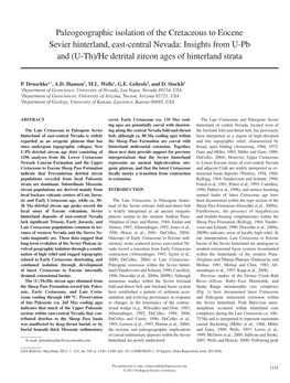 Paleogeographic Isolation of the Cretaceous To