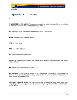 Technical Report Volume I (2012) Appendices