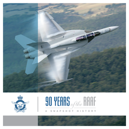 Of the 90 YEARS of the RAAF