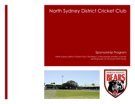 North Sydney District Cricket Club