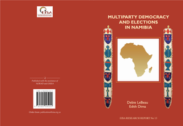 Multiparty Democracy and Elections in Namibia