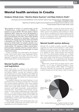 Mental Health Services in Croatia