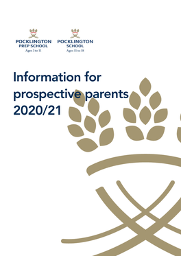 Information for Prospective Parents 2020/21 E