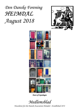 August 2018 Newsletter