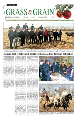 Kansas Beef Genetics and Practices Showcased for Russian Delegation