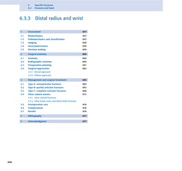 6.3.3 Distal Radius and Wrist