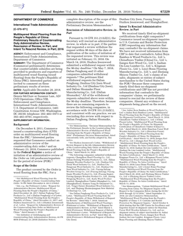 Federal Register/Vol. 83, No. 248/Friday, December 28, 2018