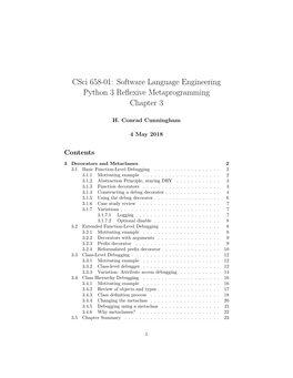 Csci 658-01: Software Language Engineering Python 3 Reflexive