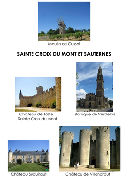 Sainte Croix Du Mont Et Sauternes