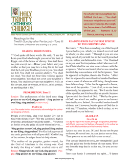 Parish Newsletter