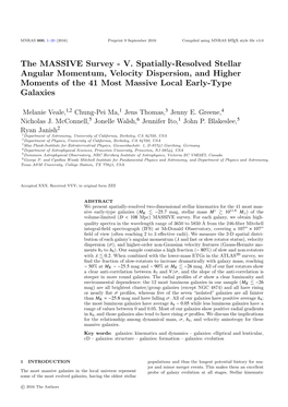 V. Spatially-Resolved Stellar Angular Momentum, Velocity Dispersion, and Higher Moments of the 41 Most Massive Local Early-Type Galaxies