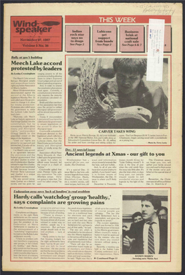 Windspeaker November 27, 1987