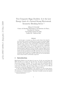 Two Composite Higgs Doublets: Is It the Low Energy Limit of A