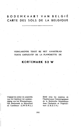 Bodemkaart Van Belgi Ë Carte Des Sols De La Belgique