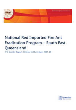 National Red Imported Fire Ant Eradication Program