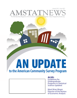 AMSTATNEWS the Membership Magazine of the American Statistical Association •