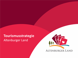 Tourismusstrategie Altenburger Land
