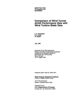 Comparison of Wind Tunnel Airfoil Performance Data with Wind Turbine Blade Data