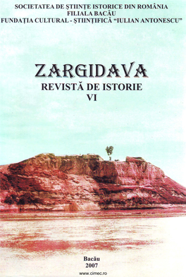 Zargidava. Revistă De Istorie, II, Bacău, 2003, P