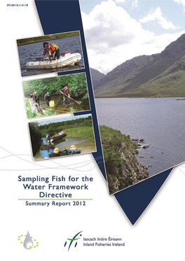 Sampling Fish for the Water Framework Directive - Summary Report 2012