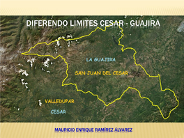 Diferendo Limites Cesar - Guajira