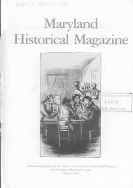 Maryland Historical Magazine