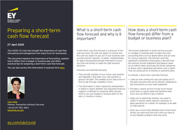 Preparing a Short-Term Cash Flow Forecast