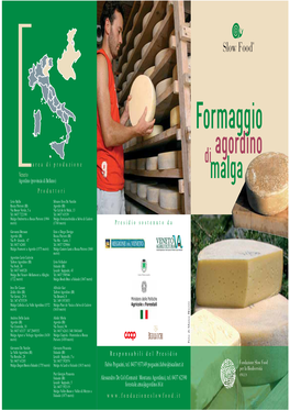 Formaggio Agordino Di Malga