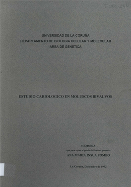 Estudio Cariológico En Moluscos Bivalvos