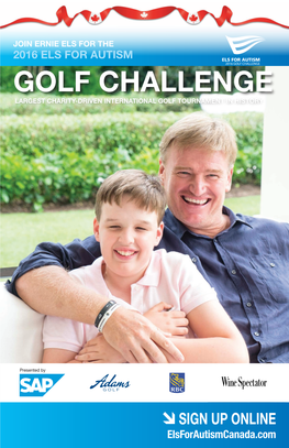 Golf Challenge Golf Challenge Largest Charity-Driven International Golf Tournament in History