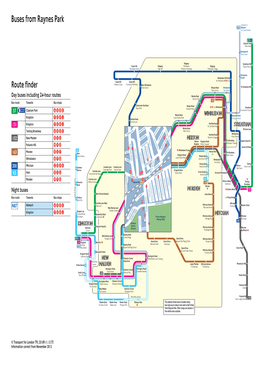 Buses from Raynes Park Continues to N87 Aldwych for Covent Garden