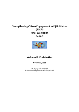 Report SCEFI Evaluation Final W.Koekebakker.Pdf