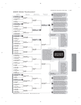 2009 NCAA Tournament As the No