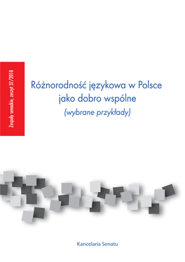 37. Różnorodność Językowa W Polsce Jako Dobro Wspólne (5.1