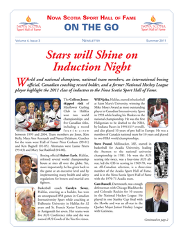 Stars Will Shine on Induction Night