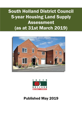 South Holland District Council 5-Year Housing Land Supply Assessment