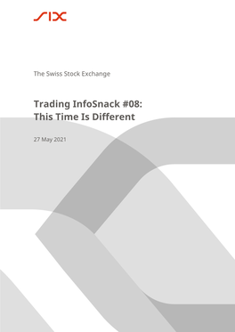 Trading Infosnack #08: This Time Is Different