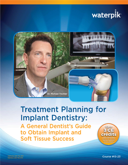 Treatment Planning for Implant Dentistry