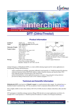 DTT (Dithiothreitol)