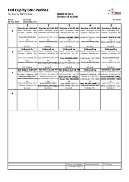 ITF Team Event Planner