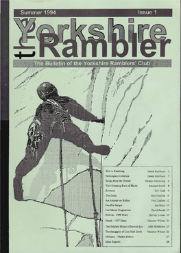 Ser 12 No 1 Yorkshire Ramblers' Club Journal