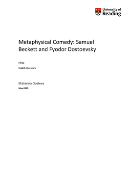 Samuel Beckett and Fyodor Dostoevsky