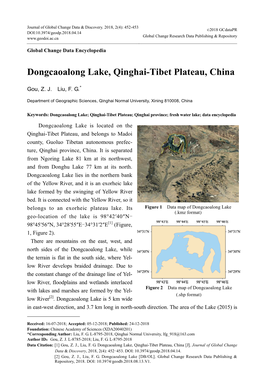 Dongcaoalong Lake, Qinghai-Tibet Plateau, China
