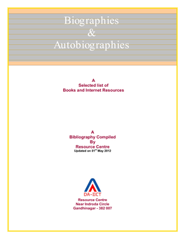 Biographies & Autobiographies