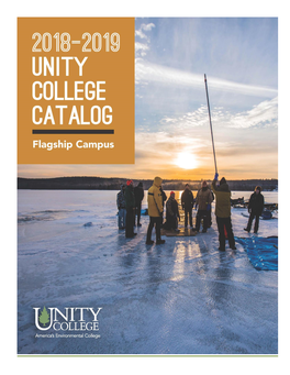 Unity College Flagship Catalog 2018-2019