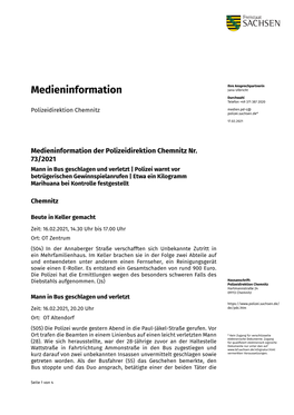 Diese Medieninformation Im PDF-Format